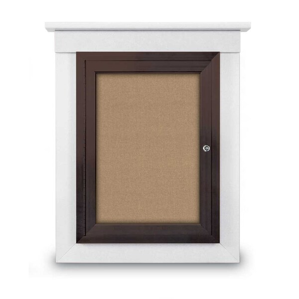 Sliding Glass Enclosed Letterboard, 72"x4